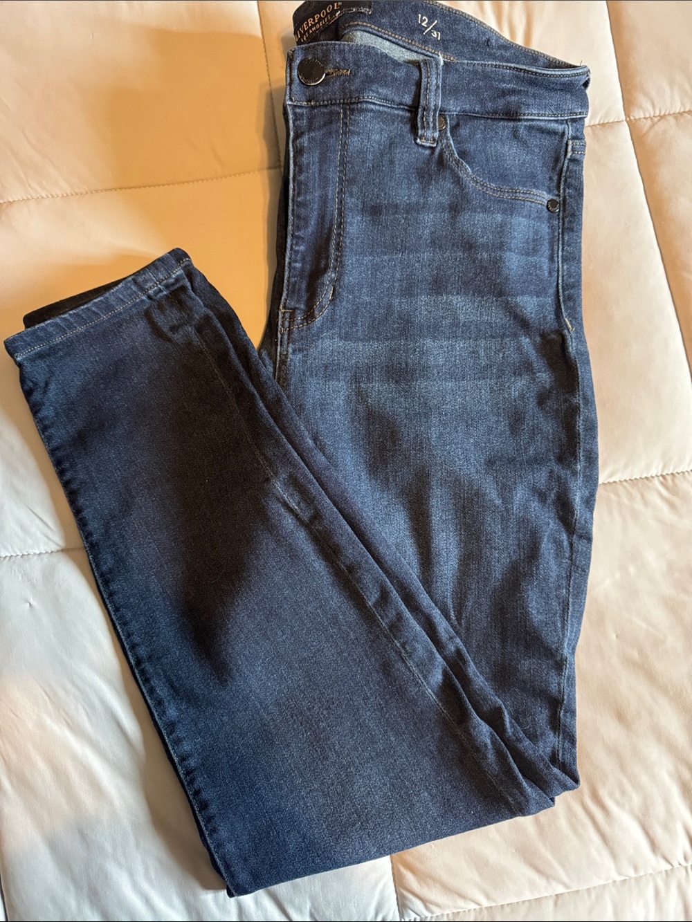 Liverpool Women's Skinny Jeans in Dark Blue Wash - Picture 4 of 5